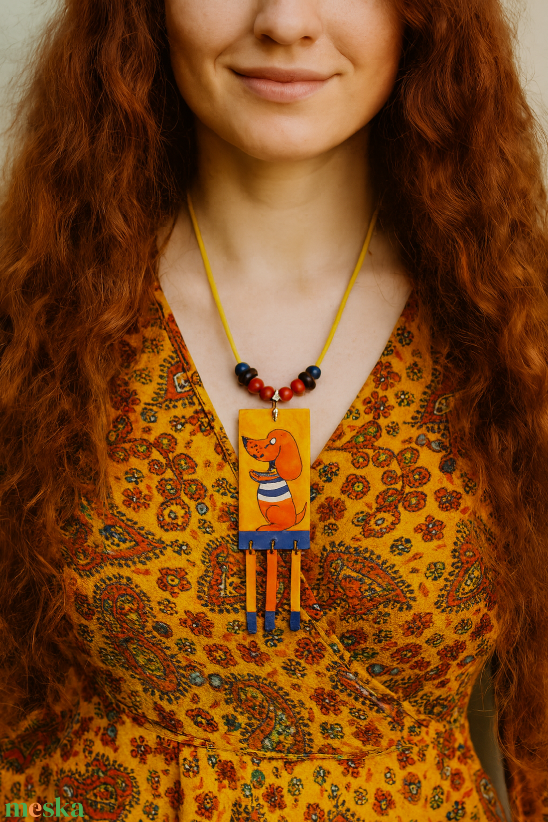 Kutyás fa nyakbavaló - ékszer - nyaklánc - hosszú nyaklánc - Meska.hu