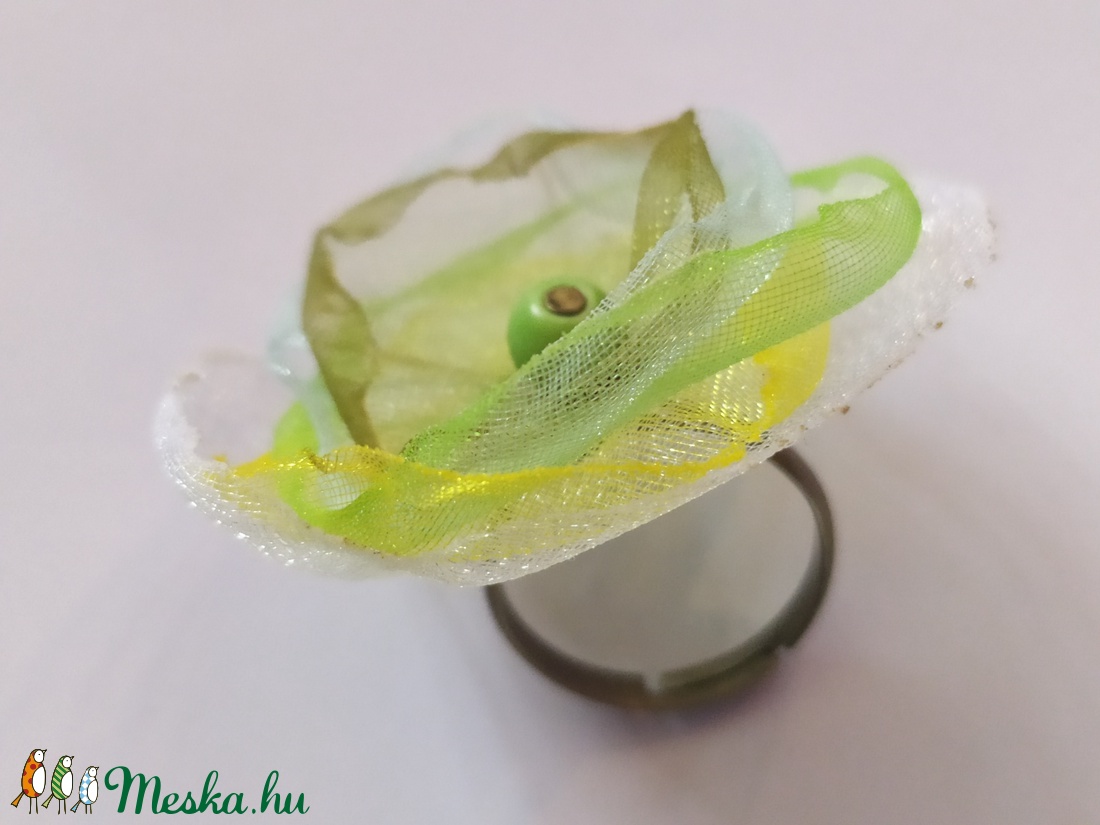 Virágzás (organza gyűrű) - ékszer - gyűrű - Meska.hu Virágzás (organza gyűrű) - ékszer - gyűrű - Meska.hu