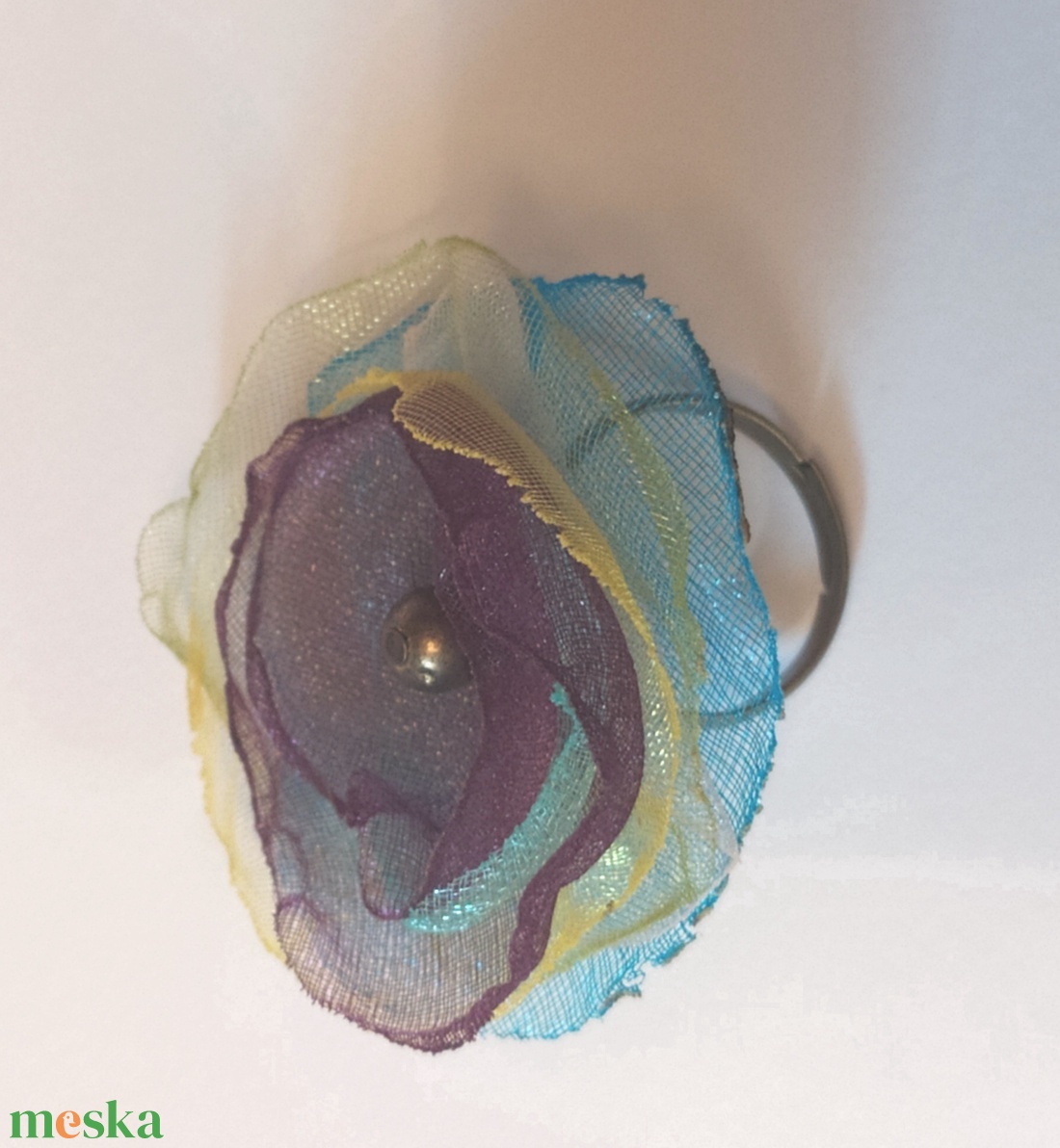 Virágzás (organza gyűrű) - ékszer - gyűrű - Meska.hu Virágzás (organza gyűrű) - ékszer - gyűrű - Meska.hu