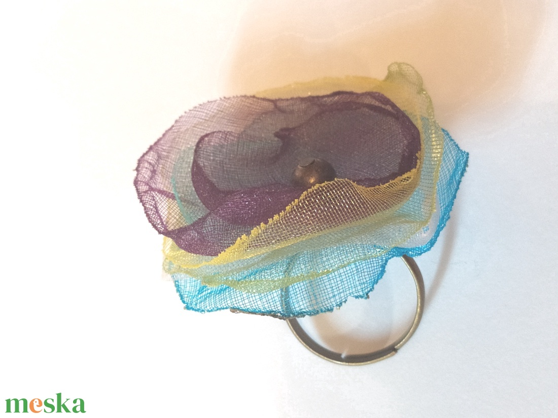 Virágzás (organza gyűrű) - ékszer - gyűrű - Meska.hu Virágzás (organza gyűrű) - ékszer - gyűrű - Meska.hu