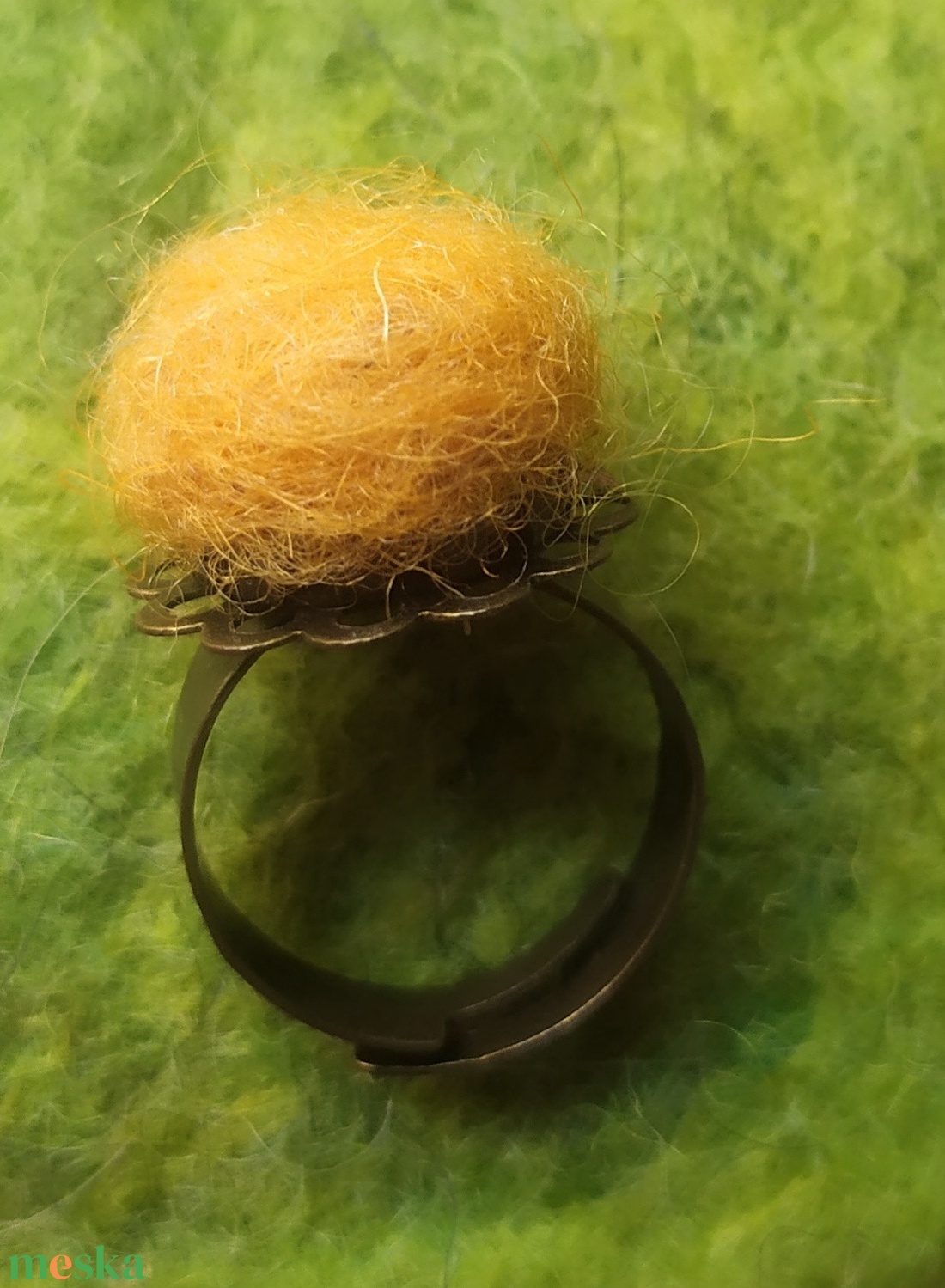 Mandarin (nemez gyűrű) - ékszer - gyűrű - kerek gyűrű - Meska.hu