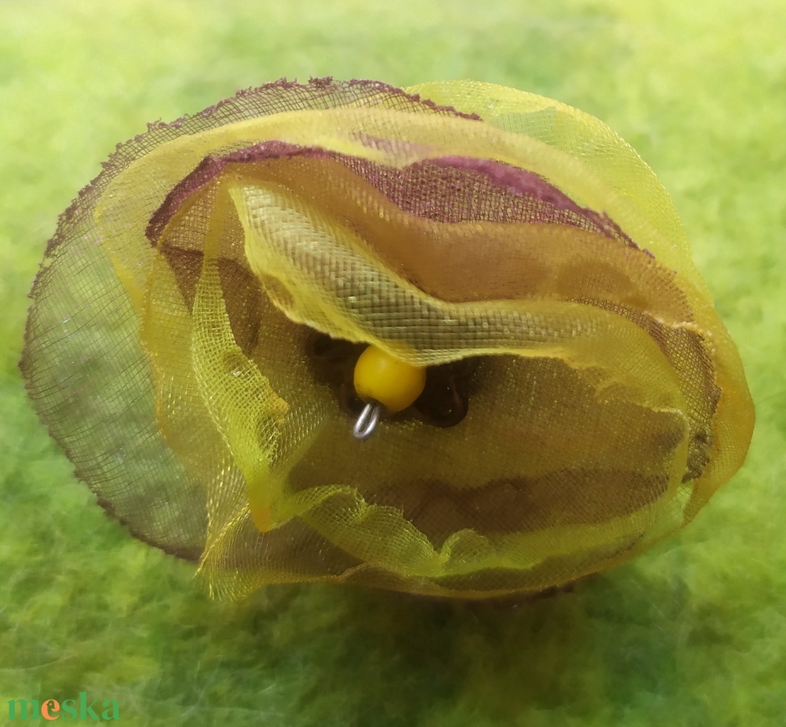 Virágzás (organza gyűrű) - ékszer - gyűrű - kerek gyűrű - Meska.hu
