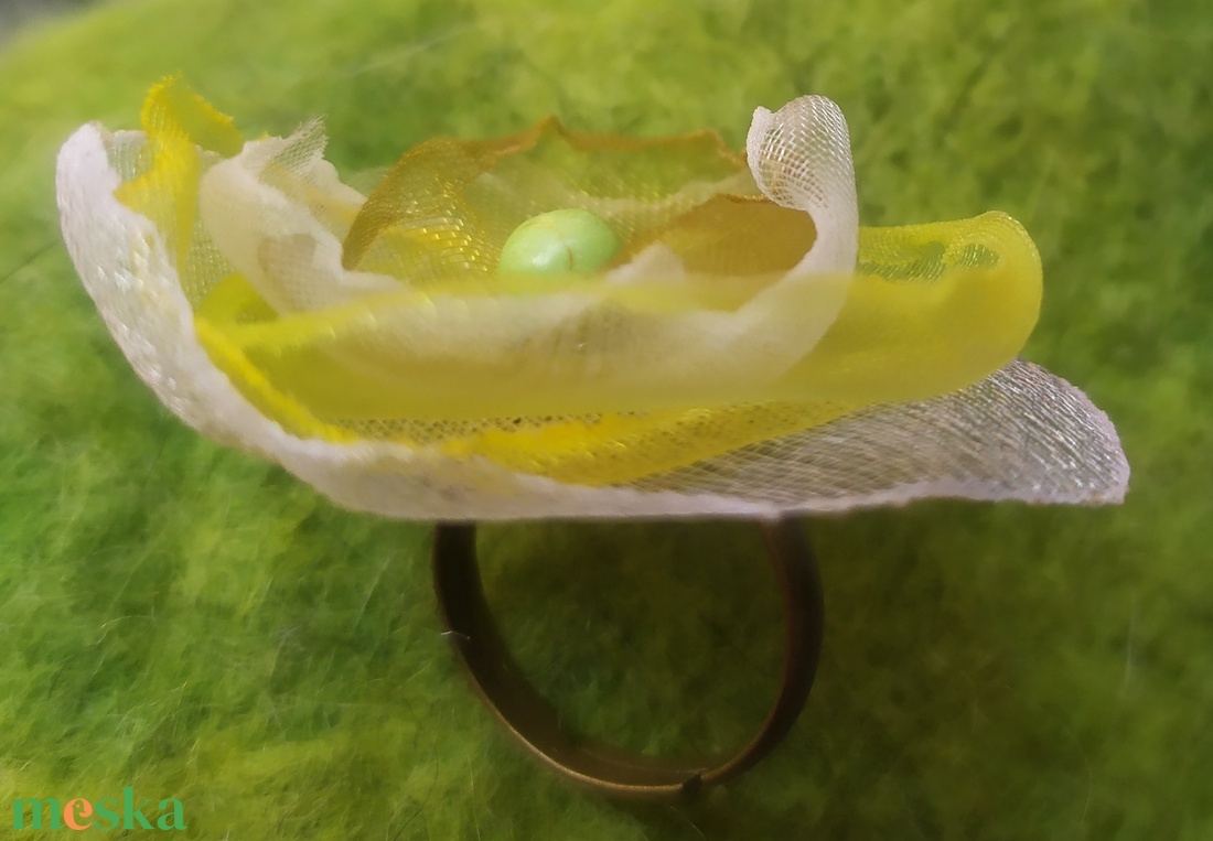 Virágzás (organza gyűrű) - ékszer - gyűrű - kerek gyűrű - Meska.hu Virágzás (organza gyűrű) - ékszer - gyűrű - kerek gyűrű - Meska.hu