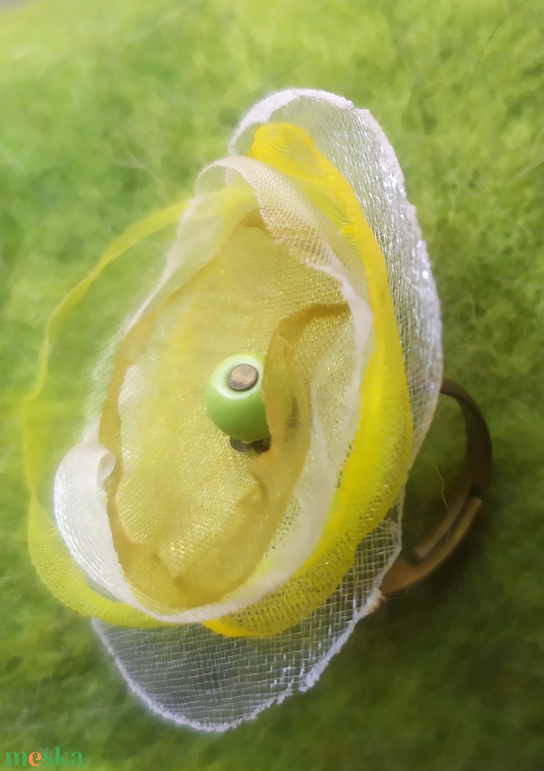 Virágzás (organza gyűrű) - ékszer - gyűrű - kerek gyűrű - Meska.hu Virágzás (organza gyűrű) - ékszer - gyűrű - kerek gyűrű - Meska.hu