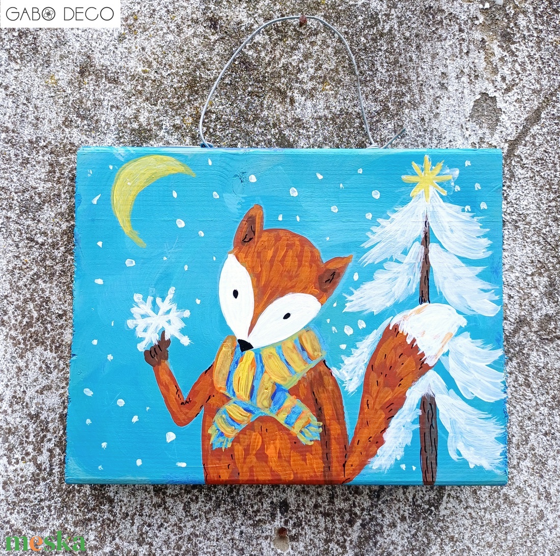 Bohém téli állatos fára festett rusztikus kép. Róka, Nyuszi, Pingvin, Cica, Maci, Kutya - karácsony - karácsonyi lakásdekoráció - karácsonyfadíszek - Meska.hu Bohém téli állatos fára festett rusztikus kép. Róka, Nyuszi, Pingvin, Cica, Maci, Kutya - karácsony - karácsonyi lakásdekoráció - karácsonyfadíszek - Meska.hu