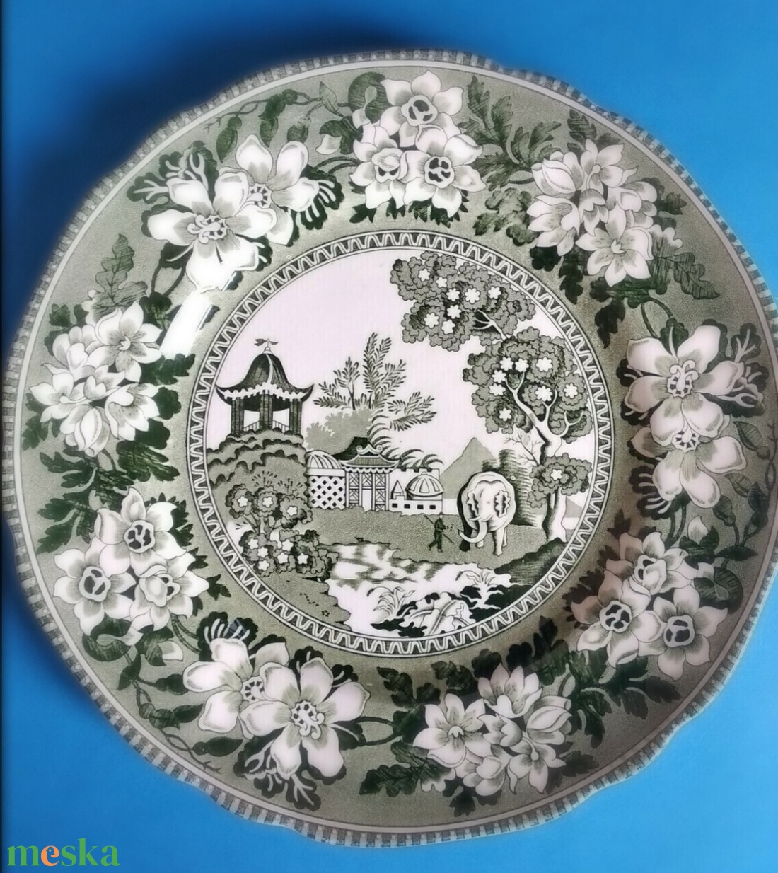 Angol Oriental Garden Royal Staffordshire porcelán  - otthon & életmód - dekoráció - dísztárgy - Meska.hu