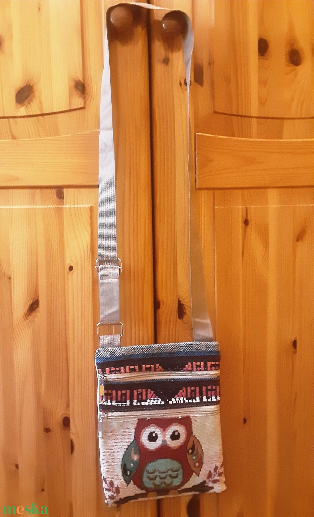 Uhu bagoly oldaltáska - táska & tok - kézitáska & válltáska - vállon átvethető táska - Meska.hu