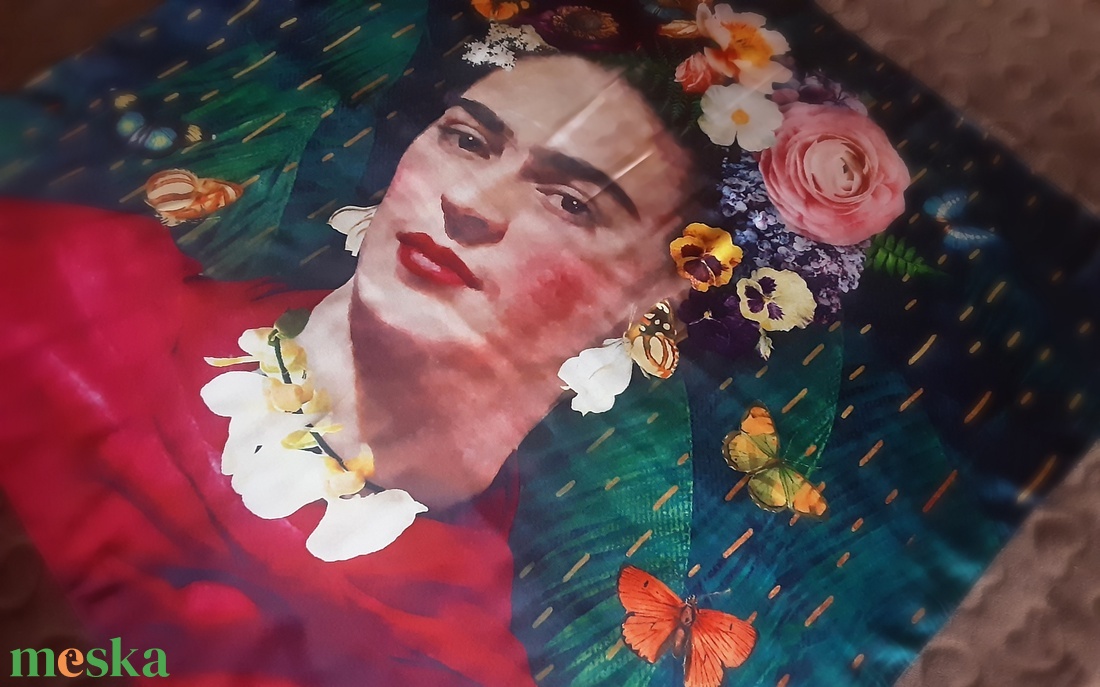 Frida Kahlo divat kendő - ruha & divat - sál, sapka, kendő - fejpánt - Meska.hu
