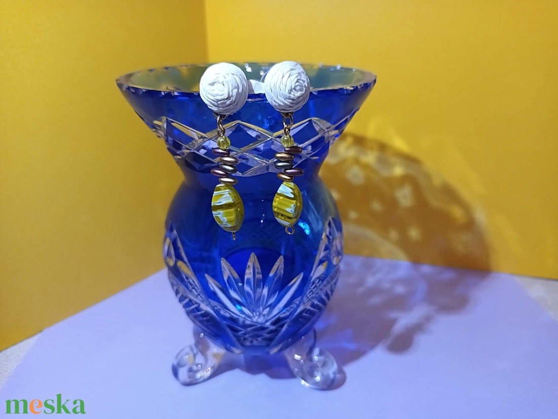 Millefiori lógós füli - ékszer - fülbevaló - lógó fülbevaló - Meska.hu Millefiori lógós füli - ékszer - fülbevaló - lógó fülbevaló - Meska.hu