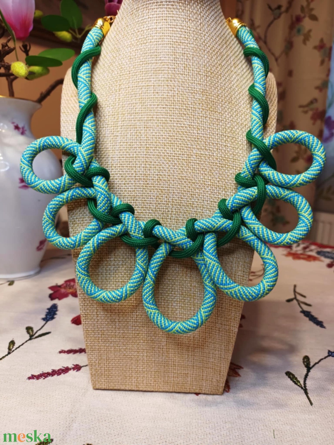 ZOYA  zsinóros nyaklánc - ékszer - nyaklánc - medál nélküli nyaklánc - Meska.hu