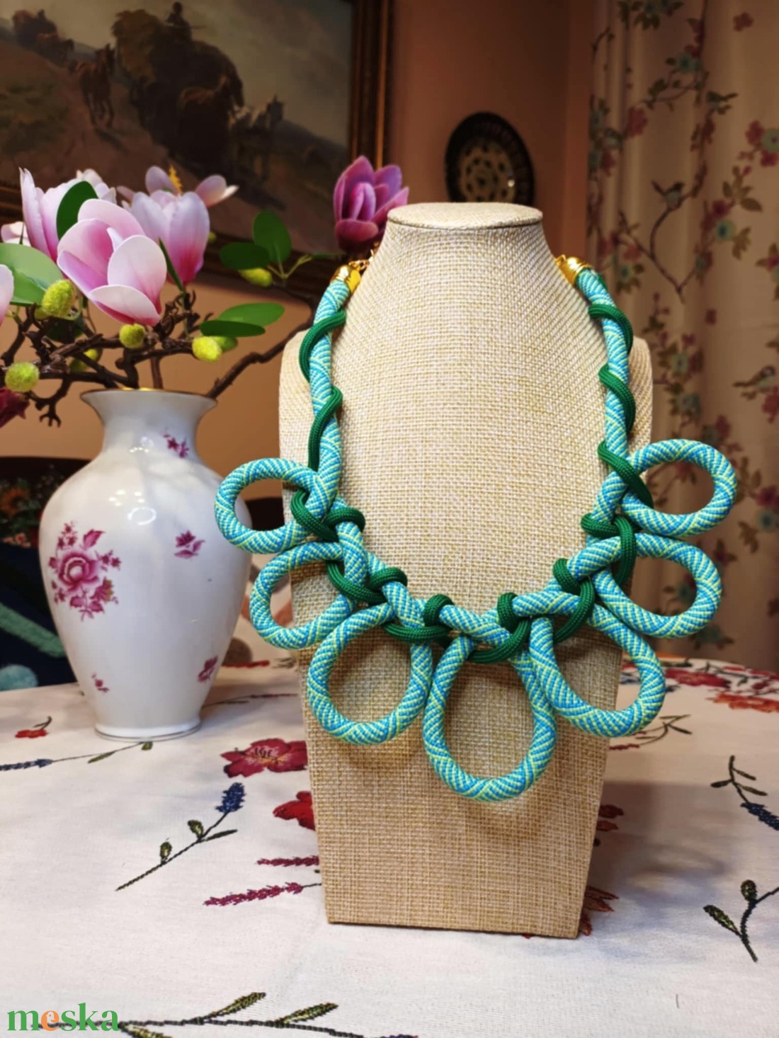 ZOYA  zsinóros nyaklánc - ékszer - nyaklánc - medál nélküli nyaklánc - Meska.hu