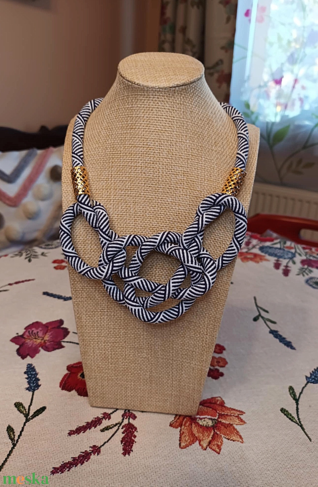 Tengerparti nosztalgia - zsinóros nyaklánc - ékszer - nyaklánc - medál nélküli nyaklánc - Meska.hu