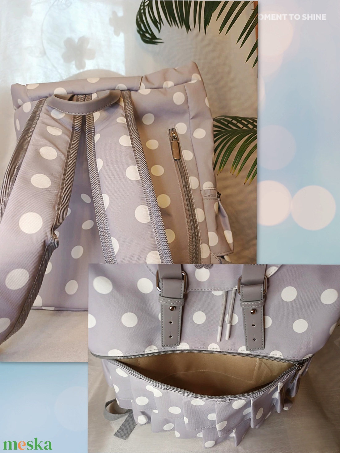 Romantikus nőcis hátizsák - táska & tok - hátizsák - hátizsák - Meska.hu