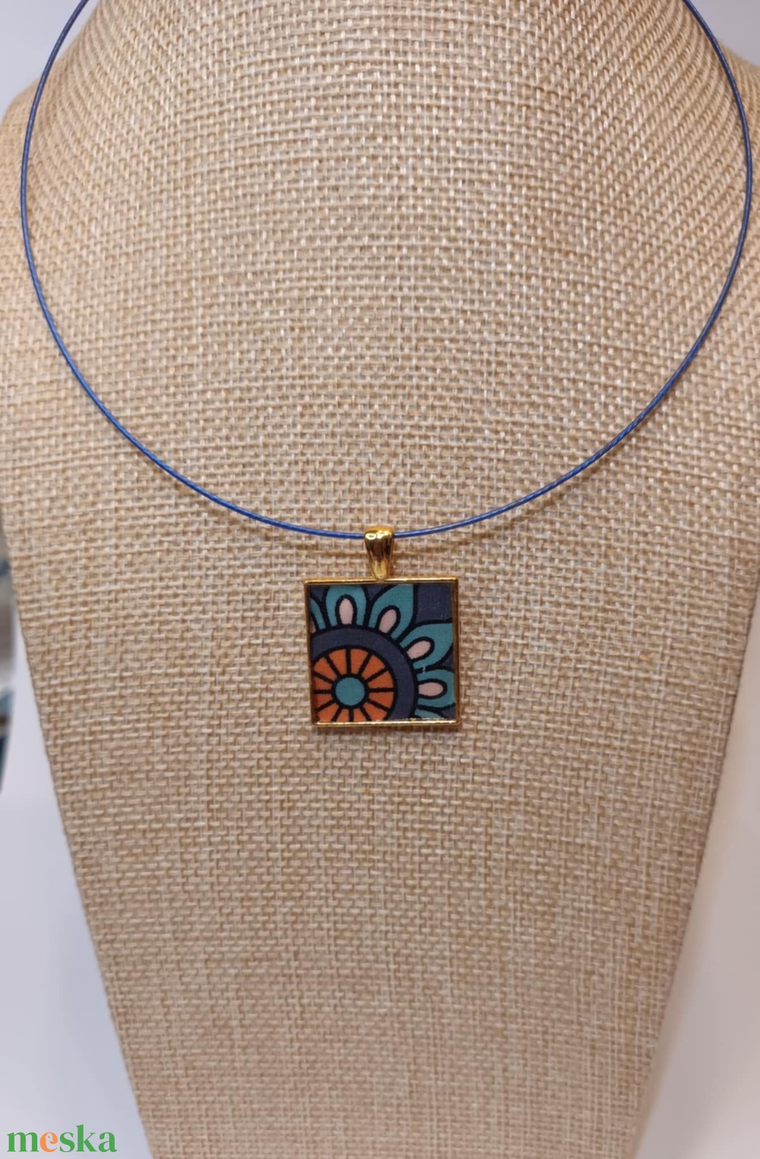 Odett art deco medál - ékszer - nyaklánc - medál - Meska.hu