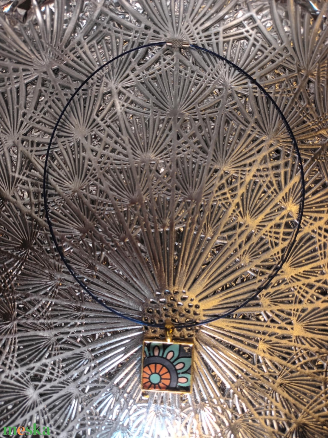 Odett art deco medál - ékszer - nyaklánc - medál - Meska.hu