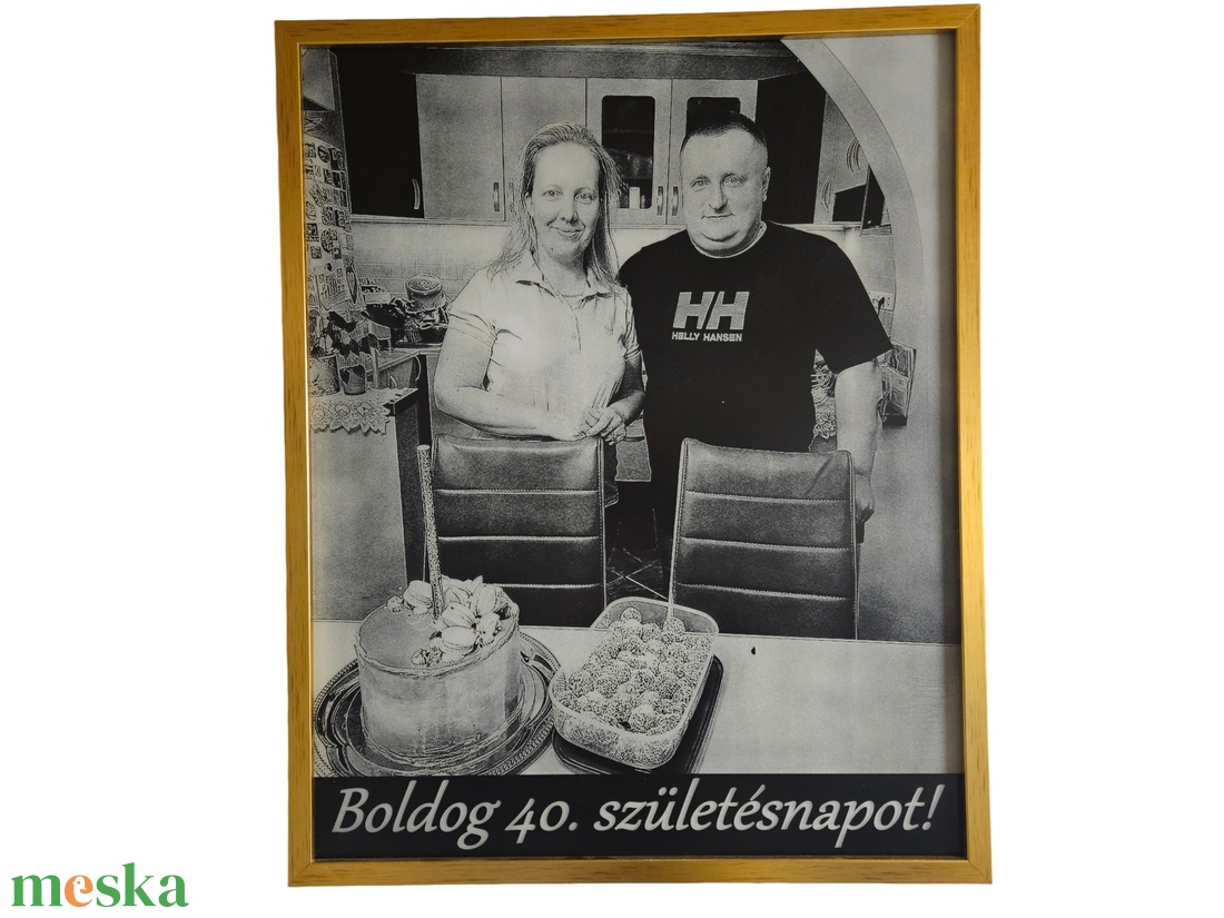 Egyedi gravírozott fénykép keretben - saját fotóval, Led világítással 40 x 30 / 50 x 40 - otthon & életmód - dekoráció - kép & falikép - üvegkép - Meska.hu