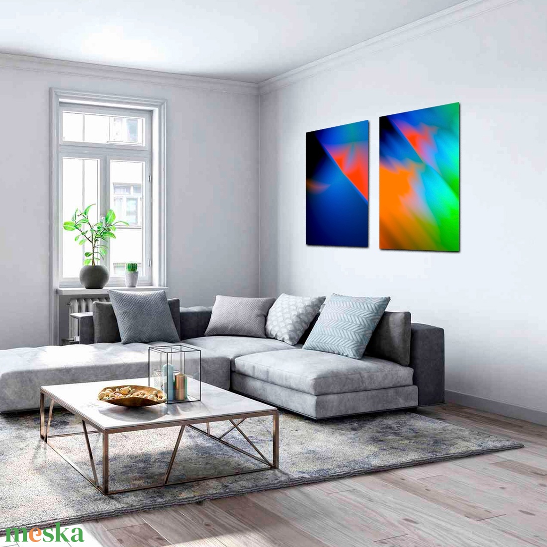 Stabat Mater Dolorosa 1, 2 - művészet - festmény - festmény vegyes technika - Meska.hu