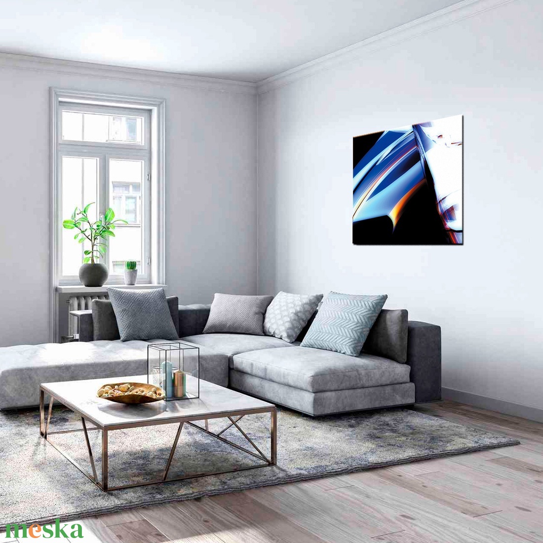 Intro - művészet - festmény - festmény vegyes technika - Meska.hu