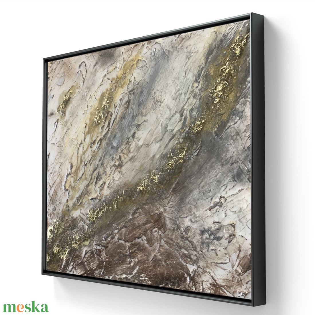 Golden marble 50cm X 40cm absztrakt texturált festmény - művészet - festmény - festmény vegyes technika - Meska.hu Golden marble 50cm X 40cm absztrakt texturált festmény - művészet - festmény - festmény vegyes technika - Meska.hu
