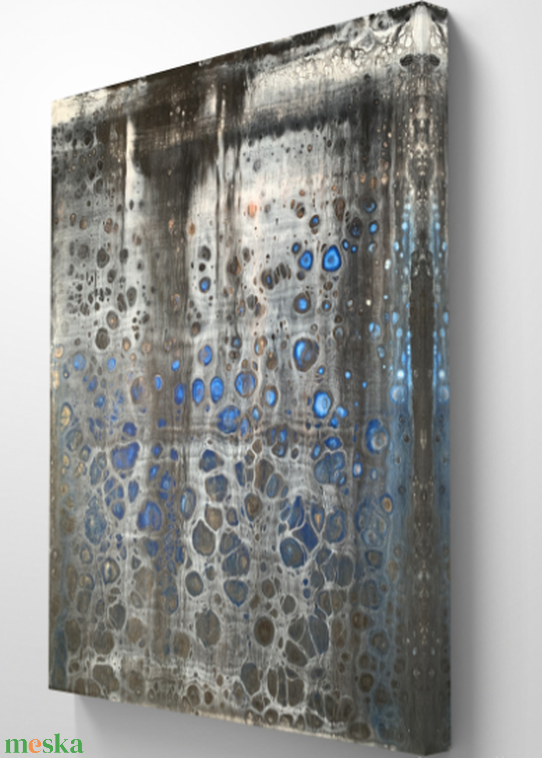 Fade 46cm x 55cm absztrakt festmény - művészet - festmény - festmény vegyes technika - Meska.hu