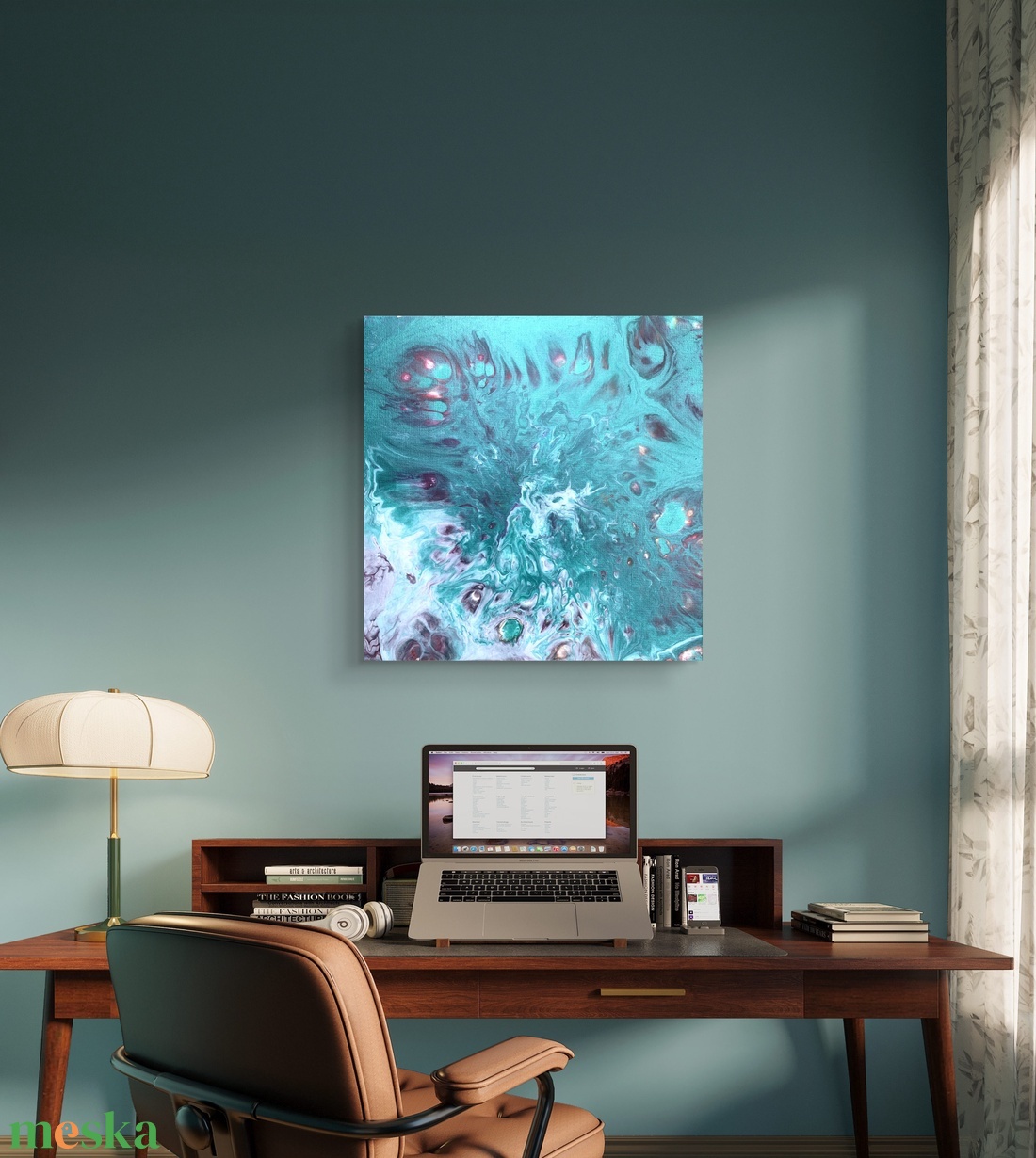 Turquoise flow 40 cm x 40 cm Akril festmény - művészet - festmény - festmény vegyes technika - Meska.hu Turquoise flow 40 cm x 40 cm Akril festmény - művészet - festmény - festmény vegyes technika - Meska.hu