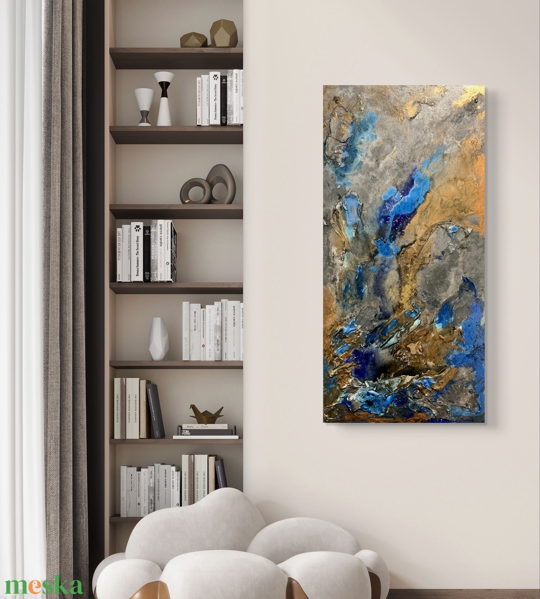 Liquid earth I. 30cm x 60cm absztrakt strukturált festmény - művészet - festmény - festmény vegyes technika - Meska.hu Liquid earth I. 30cm x 60cm absztrakt strukturált festmény - művészet - festmény - festmény vegyes technika - Meska.hu