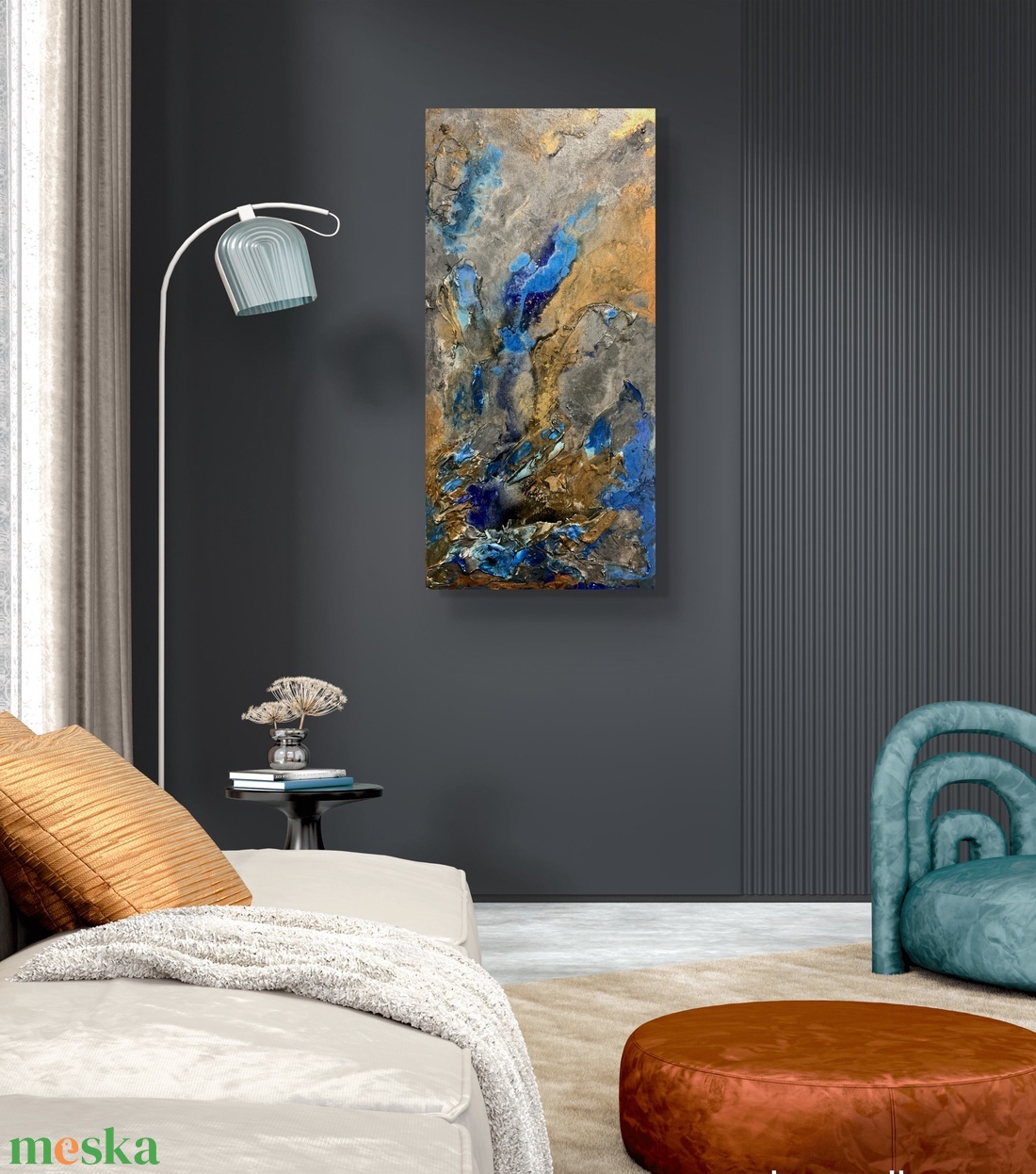 Liquid earth I. 30cm x 60cm absztrakt strukturált festmény - művészet - festmény - festmény vegyes technika - Meska.hu Liquid earth I. 30cm x 60cm absztrakt strukturált festmény - művészet - festmény - festmény vegyes technika - Meska.hu