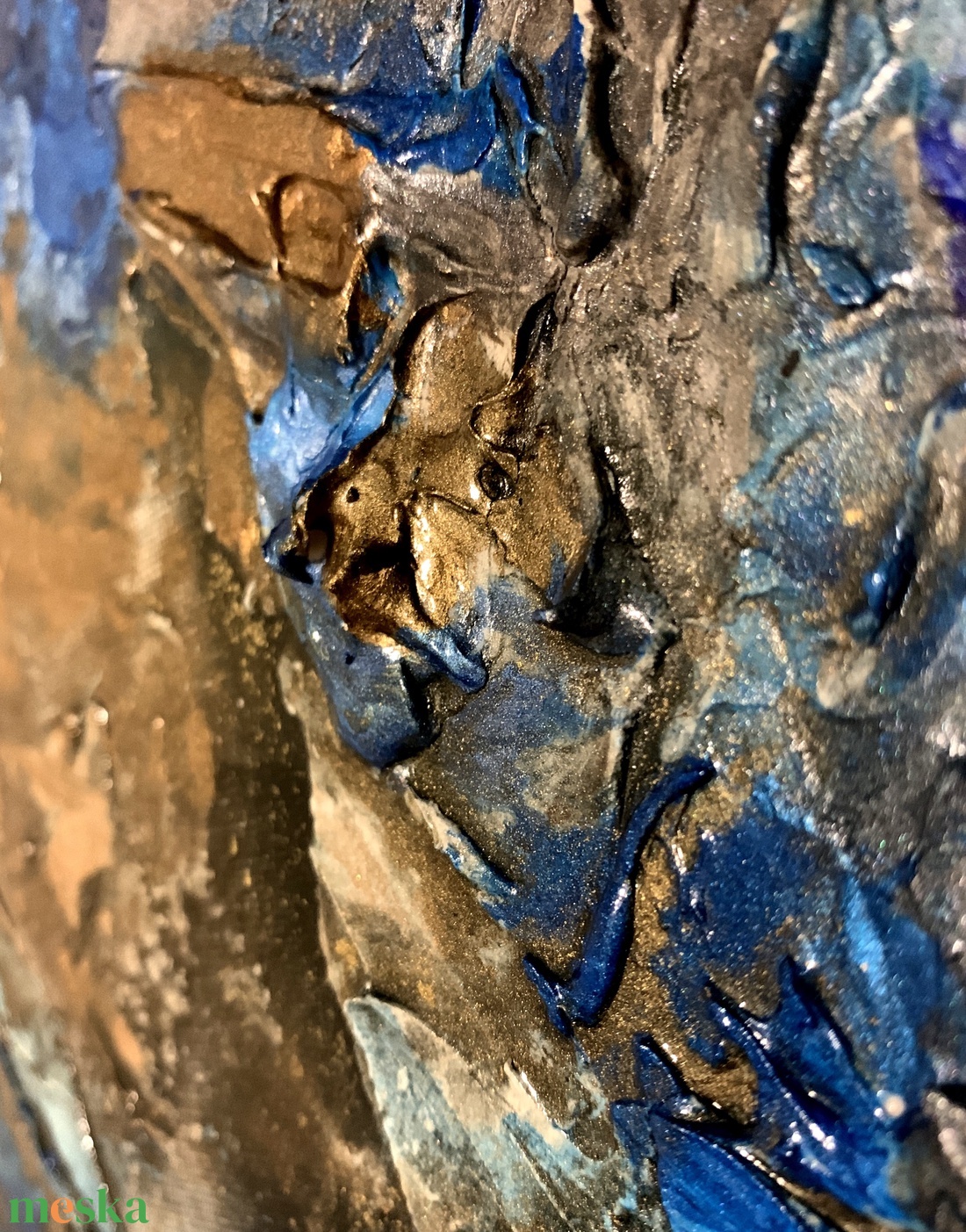 Liquid earth I. 30cm x 60cm absztrakt strukturált festmény - művészet - festmény - festmény vegyes technika - Meska.hu Liquid earth I. 30cm x 60cm absztrakt strukturált festmény - művészet - festmény - festmény vegyes technika - Meska.hu