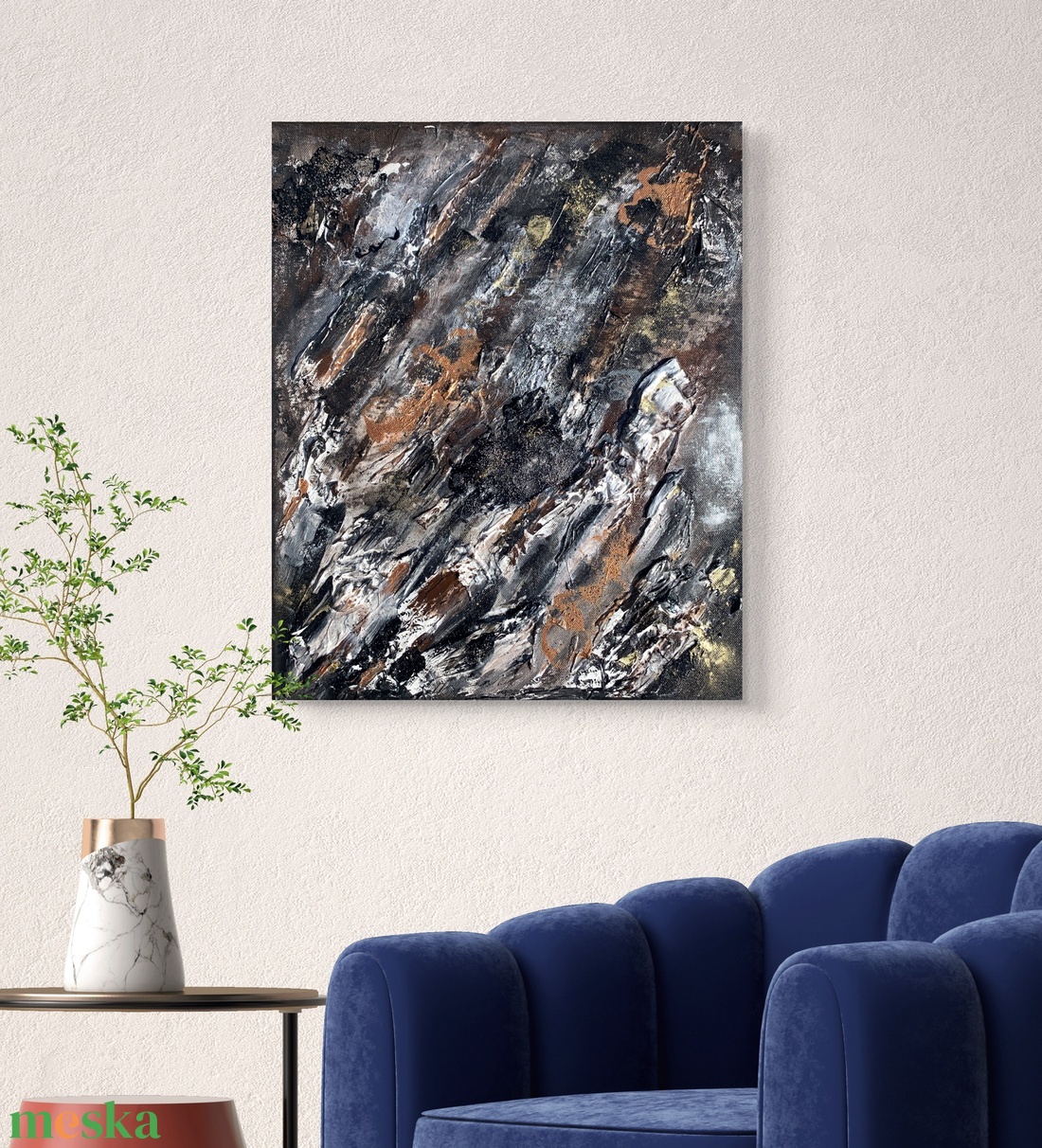 Iced Earth II. 38cm X 46cm absztrakt texturált akril festmény - művészet - festmény - festmény vegyes technika - Meska.hu Iced Earth II. 38cm X 46cm absztrakt texturált akril festmény - művészet - festmény - festmény vegyes technika - Meska.hu