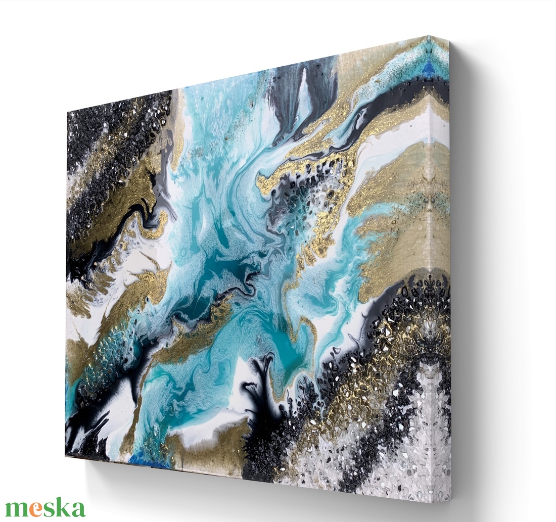 Watercourse 40cm x 30cm Texturált kép , epoxy gyanta, vegyes technika - művészet - festmény - festmény vegyes technika - Meska.hu Watercourse 40cm x 30cm Texturált kép , epoxy gyanta, vegyes technika - művészet - festmény - festmény vegyes technika - Meska.hu
