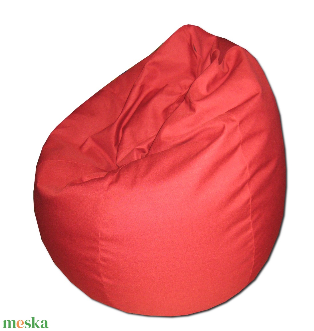 Piros csepp alakú babzsákfotel felnőtt - otthon & lakás - bútor - babzsákfotel - Meska.hu