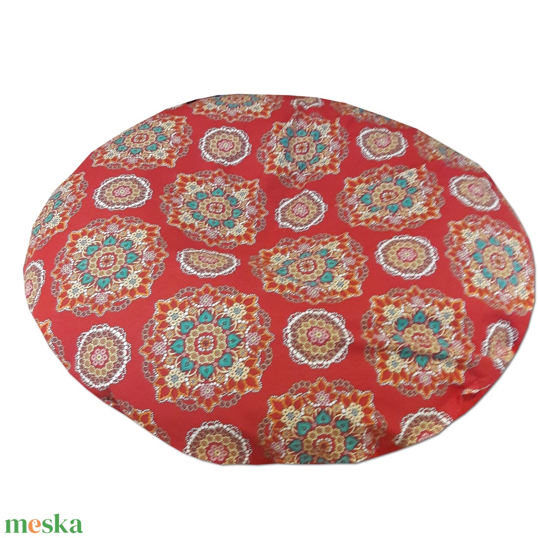 Multifunkcionális babzsák piros-mandalás  -  - Meska.hu