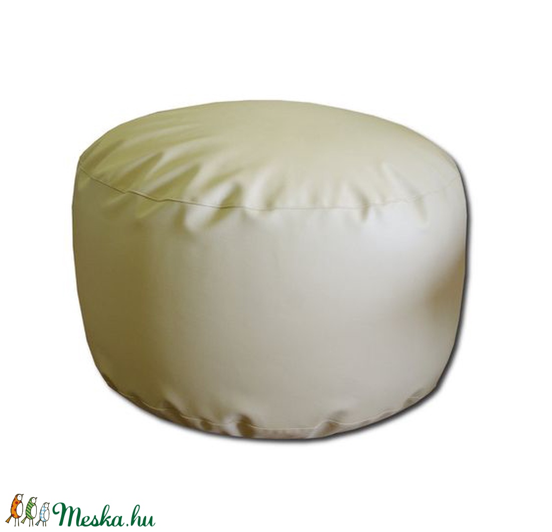 Beige textilbőr puff, babafotózás, fotókellék - - Meska.hu Beige textilbőr puff, babafotózás, fotókellék - - Meska.hu