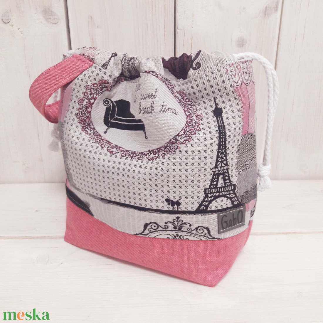 Project bag - Párizs - táska & tok - bevásárlás & shopper táska - shopper, textiltáska, szatyor - Meska.hu Project bag - Párizs - táska & tok - bevásárlás & shopper táska - shopper, textiltáska, szatyor - Meska.hu
