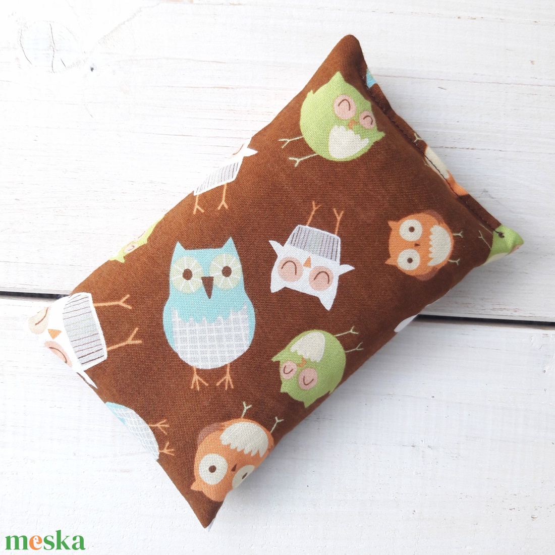 Babzsák 10X15cm, baglyos - játék & sport - ovis felszerelés - egyéb ovis kiegészítő - Meska.hu