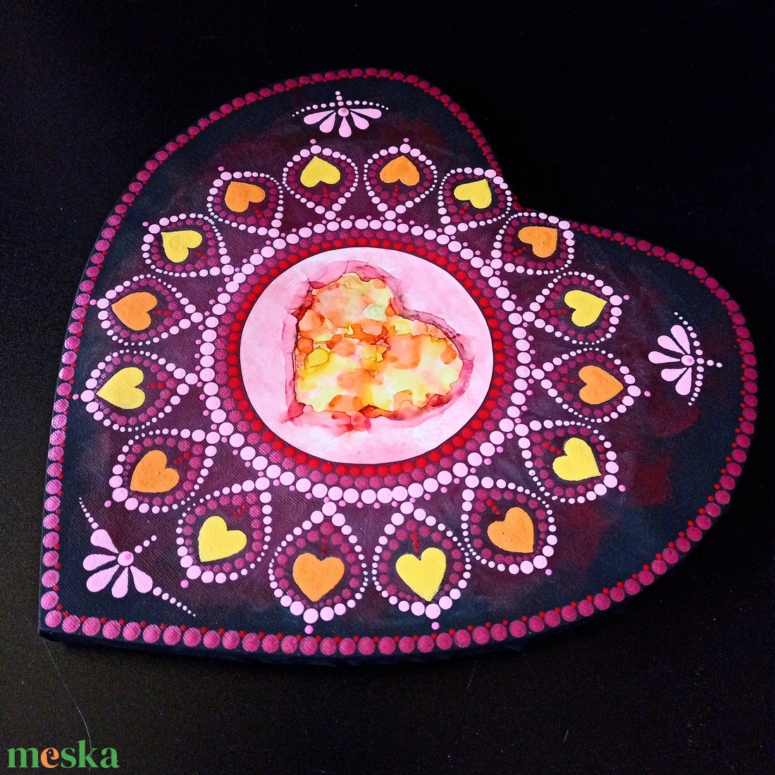 Pontozott mandala Infinite Love - Végtelen szeretet - művészet - festmény - festmény vegyes technika - Meska.hu Pontozott mandala Infinite Love - Végtelen szeretet - művészet - festmény - festmény vegyes technika - Meska.hu