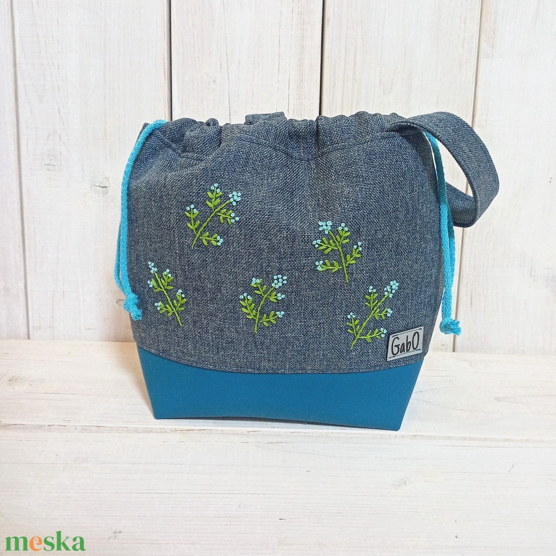 Project bag - Nefelejcs, hímzett, farmerkék - táska & tok - bevásárlás & shopper táska - shopper, textiltáska, szatyor - Meska.hu Project bag - Nefelejcs, hímzett, farmerkék - táska & tok - bevásárlás & shopper táska - shopper, textiltáska, szatyor - Meska.hu
