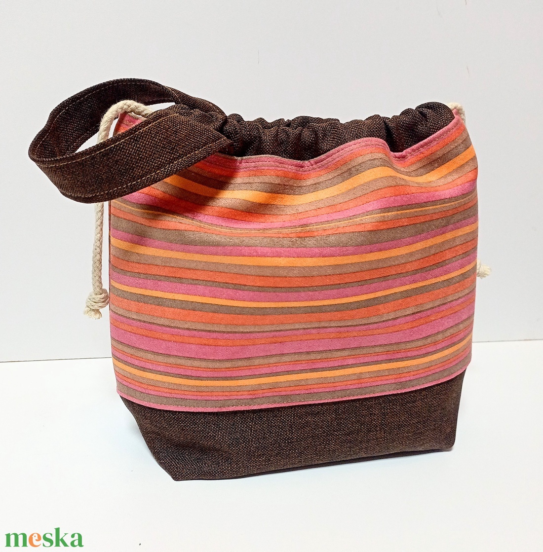 Project bag, neszeszer, kistáska - narancs csíkos - táska & tok - neszesszer - Meska.hu Project bag, neszeszer, kistáska - narancs csíkos - táska & tok - neszesszer - Meska.hu