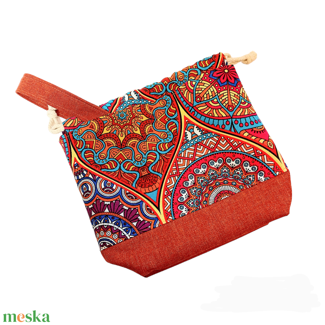 Project bag - Narancs mandalás - táska & tok - bevásárlás & shopper táska - shopper, textiltáska, szatyor - Meska.hu Project bag - Narancs mandalás - táska & tok - bevásárlás & shopper táska - shopper, textiltáska, szatyor - Meska.hu