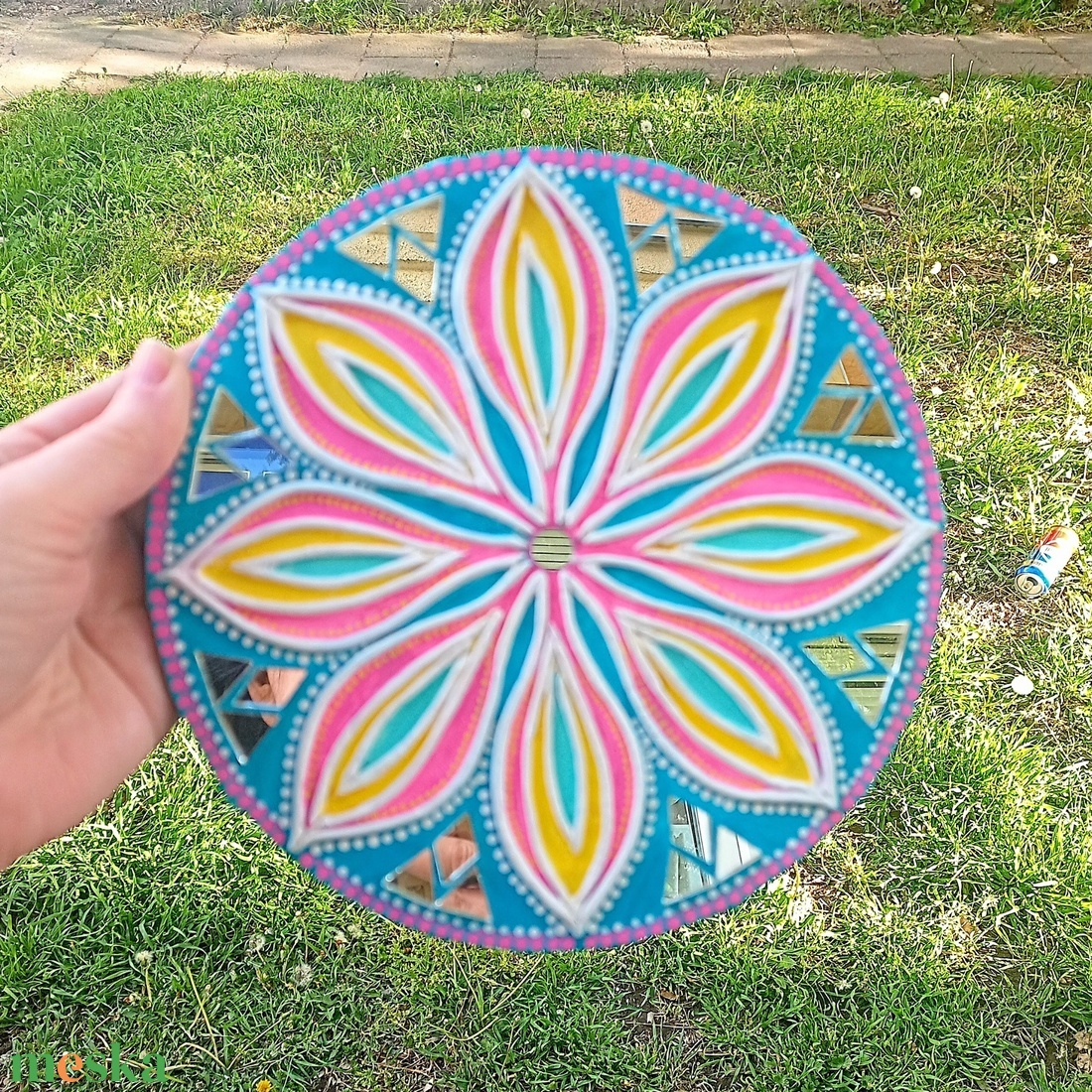 Mandala kép Virág, türkiz-pink-sárga, tükörmozaikkal - otthon & életmód - dekoráció - spiritualitás - mandala - Meska.hu Mandala kép Virág, türkiz-pink-sárga, tükörmozaikkal - otthon & életmód - dekoráció - spiritualitás - mandala - Meska.hu