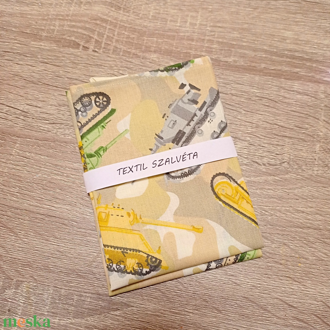 Textil szalvéta 2db, Tankos - otthon & életmód - konyhafelszerelés, tálalás - konyhai textil - szalvéta - Meska.hu Textil szalvéta 2db, Tankos - otthon & életmód - konyhafelszerelés, tálalás - konyhai textil - szalvéta - Meska.hu