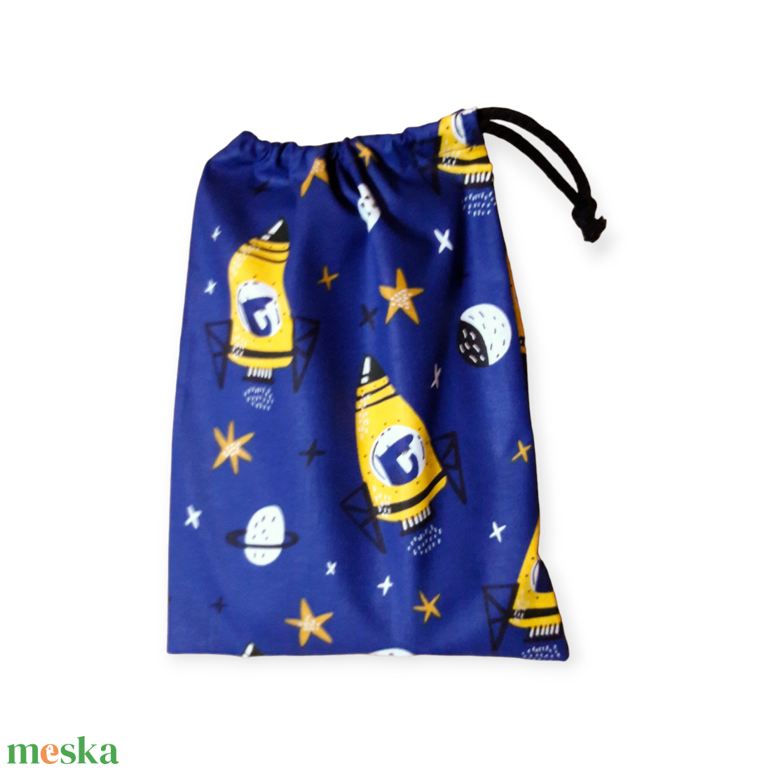 Tisztasági zsák és szalvéta (2db) szett, oviba, suliba, Rakétás - játék & sport - ovis felszerelés - egyéb ovis kiegészítő - Meska.hu