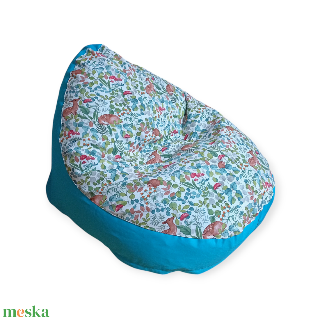 LUX babzsák mini méretben, erdei állatos, kék - otthon & életmód - bútor - babzsákfotel - Meska.hu LUX babzsák mini méretben, erdei állatos, kék - otthon & életmód - bútor - babzsákfotel - Meska.hu