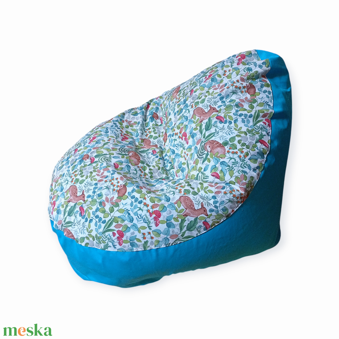LUX babzsák mini méretben, erdei állatos, kék - otthon & életmód - bútor - babzsákfotel - Meska.hu LUX babzsák mini méretben, erdei állatos, kék - otthon & életmód - bútor - babzsákfotel - Meska.hu