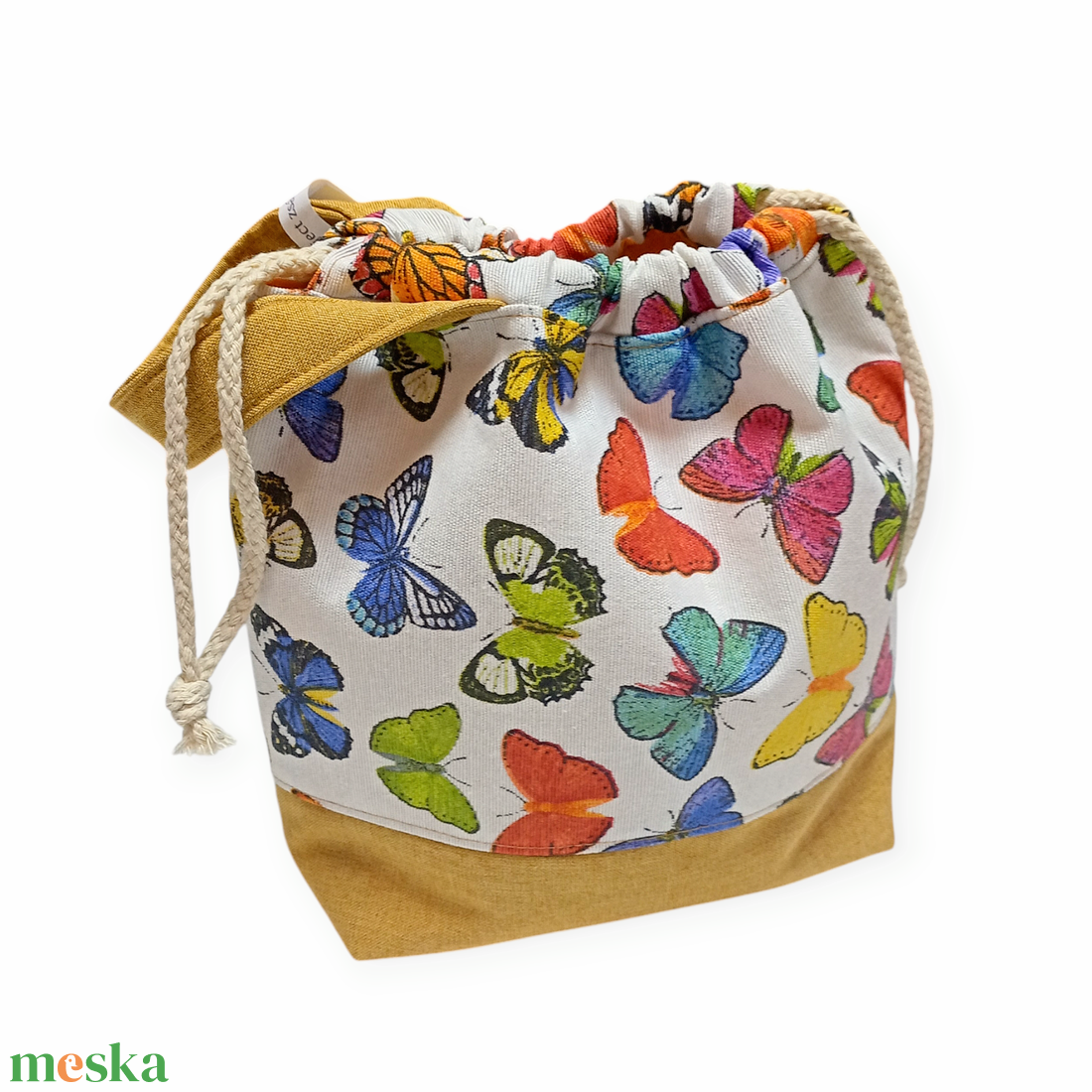 Project bag - Színes pillangós - táska & tok - bevásárlás & shopper táska - shopper, textiltáska, szatyor - Meska.hu Project bag - Színes pillangós - táska & tok - bevásárlás & shopper táska - shopper, textiltáska, szatyor - Meska.hu