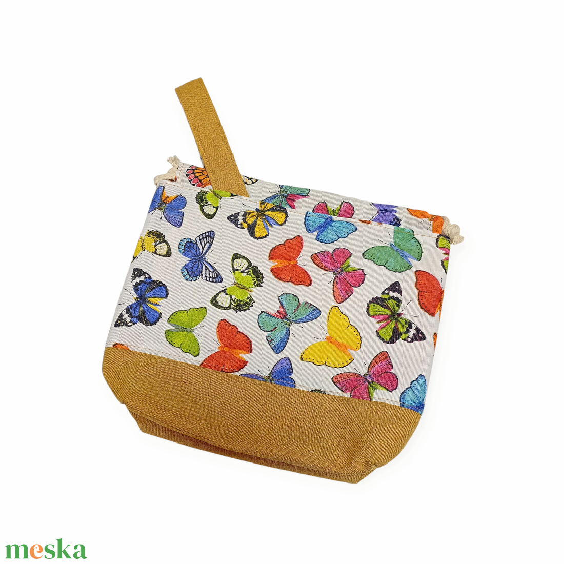 Project bag - Színes pillangós - táska & tok - bevásárlás & shopper táska - shopper, textiltáska, szatyor - Meska.hu Project bag - Színes pillangós - táska & tok - bevásárlás & shopper táska - shopper, textiltáska, szatyor - Meska.hu
