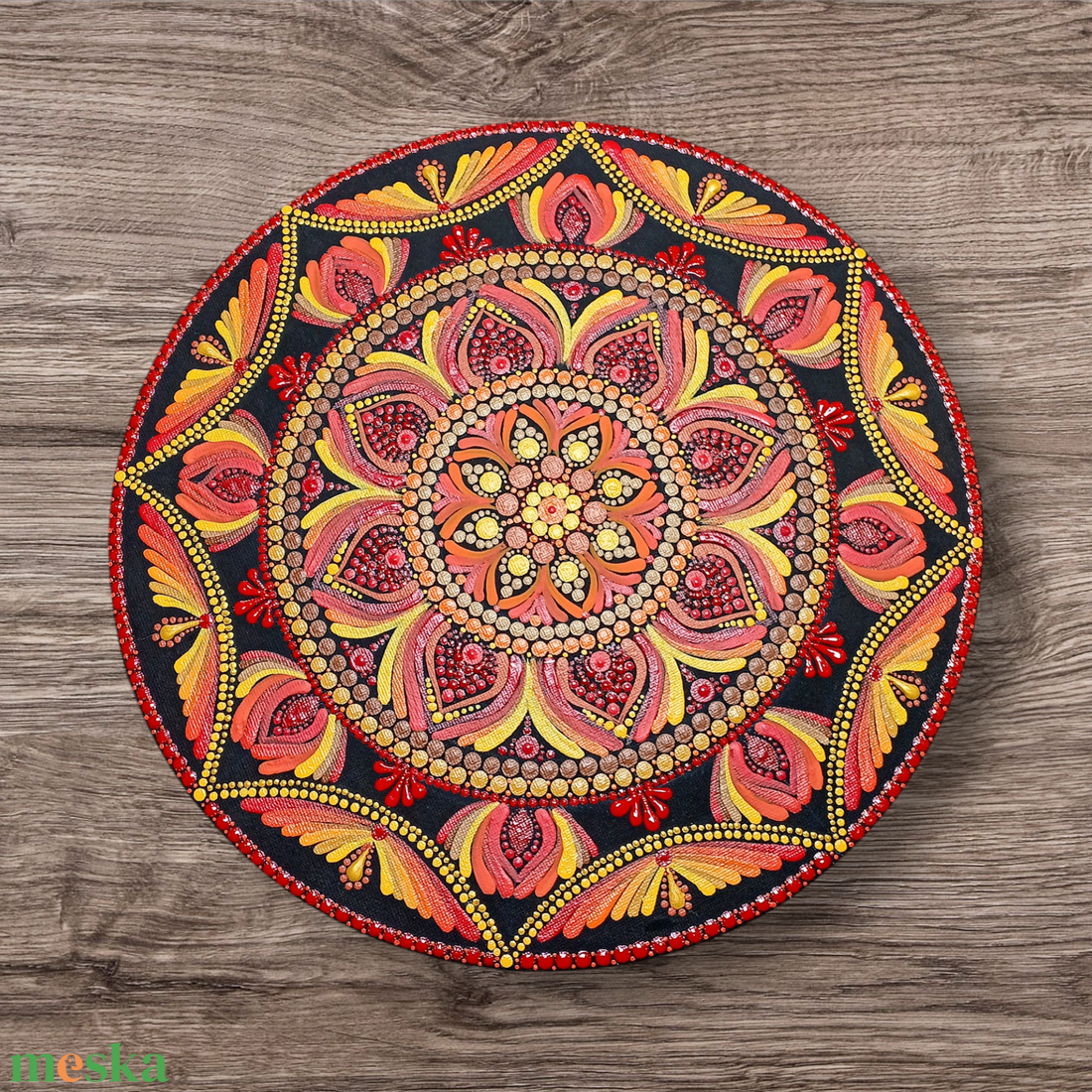 Pontozott mandala Teremtő energia - művészet - festmény - festmény vegyes technika - Meska.hu Pontozott mandala Teremtő energia - művészet - festmény - festmény vegyes technika - Meska.hu