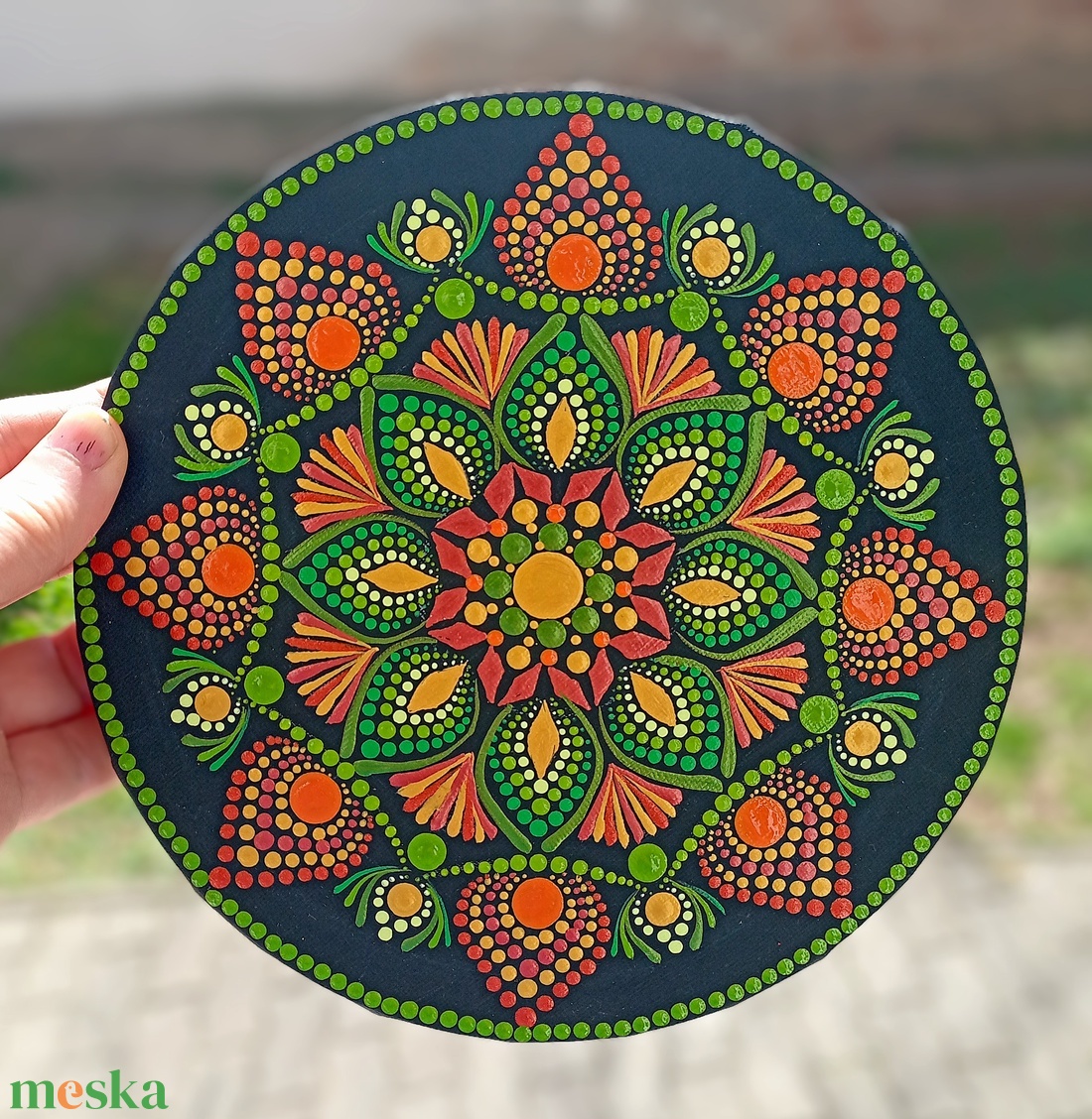 Pontozott mandala Tara - művészet - festmény - festmény vegyes technika - Meska.hu Pontozott mandala Tara - művészet - festmény - festmény vegyes technika - Meska.hu
