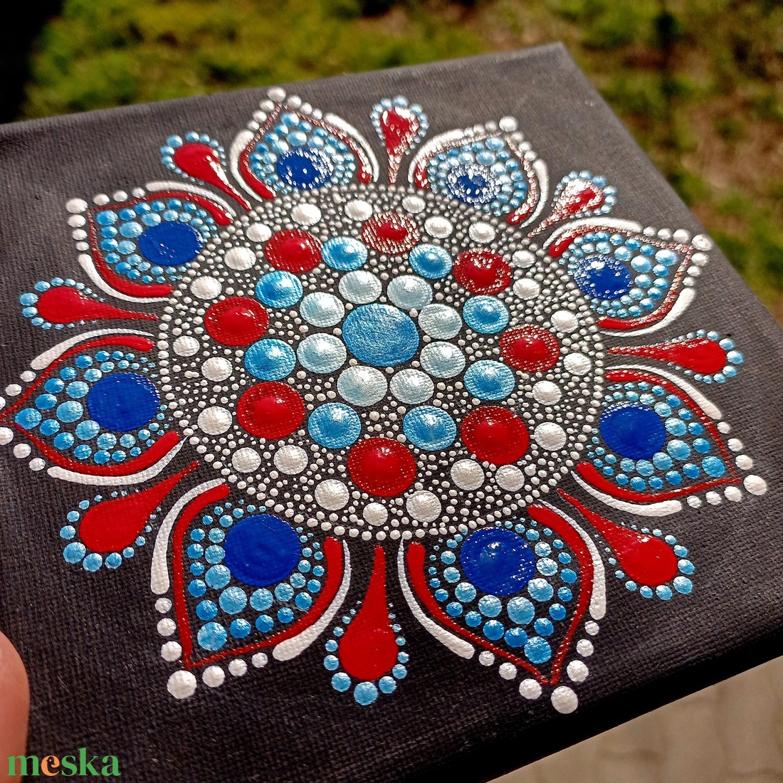 Pontozott mandala Bátor kommunikáció - művészet - festmény - festmény vegyes technika - Meska.hu Pontozott mandala Bátor kommunikáció - művészet - festmény - festmény vegyes technika - Meska.hu