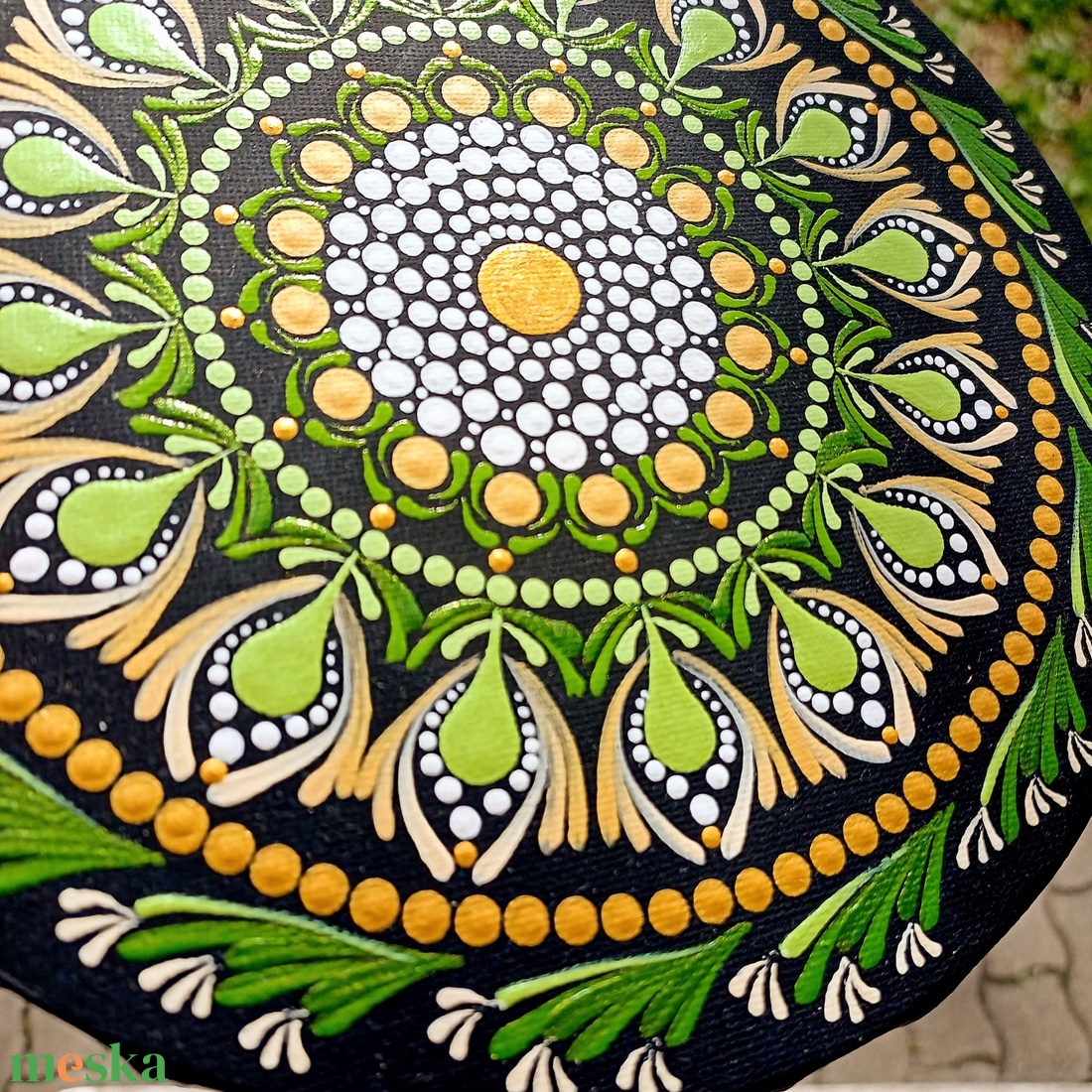 Pontozott mandala Beige tavasz - művészet - festmény - festmény vegyes technika - Meska.hu Pontozott mandala Beige tavasz - művészet - festmény - festmény vegyes technika - Meska.hu